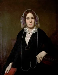 Ritratto di una signora della famiglia Worthington, c.1845-55